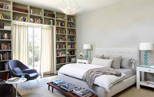 không gian đọc sách trong phòng ngủ