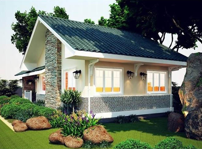 thiết kế biệt thự vườn 100m2