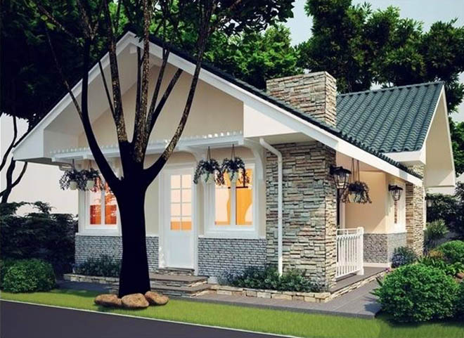 thiết kế biệt thự vườn 100m2
