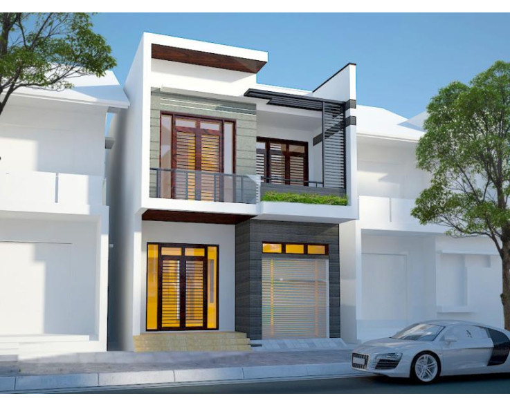 Cải tạo nhà phố đẹp 2 tầng trên đất 7x16m