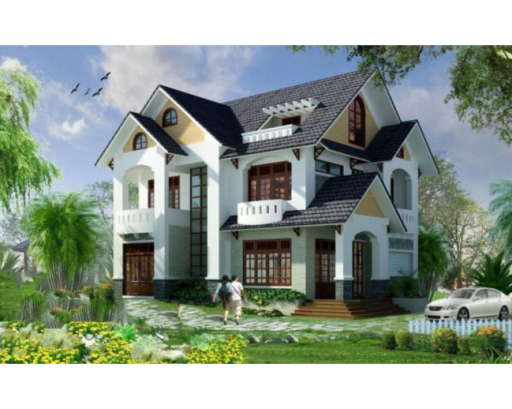 Biệt thự 2 tầng đẹp 120m2