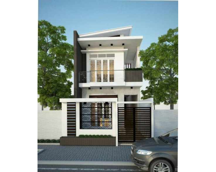 Mẫu nhà phố 2 tầng 60m2
