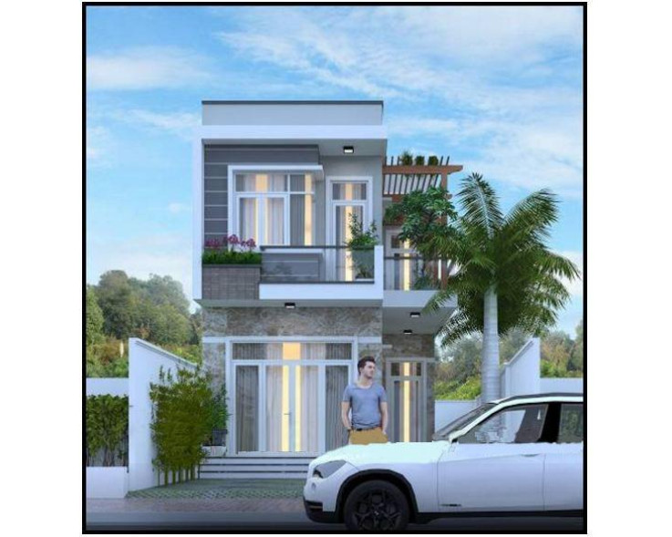 Mẫu nhà phố 2 tầng 6x16m