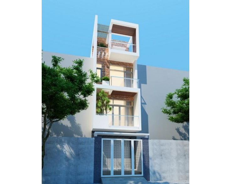 Mẫu nhà phố 4 tầng 4x16m