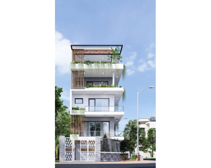 Nhà mặt phố 4 tầng đẹp