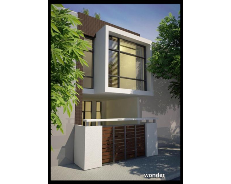 Mẫu nhà phố mặt tiền 4.5m
