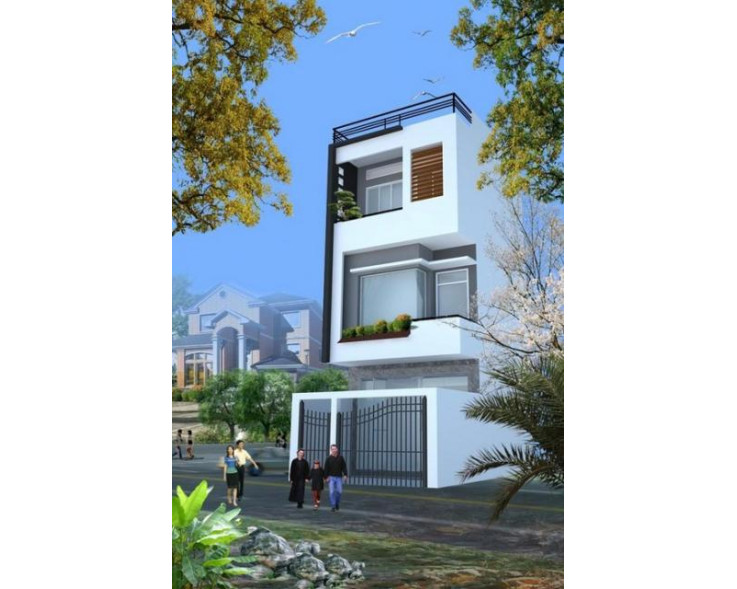 Mẫu nhà phố 5x17m đẹp 2019 được hiệp hội xây dựng bình chọn