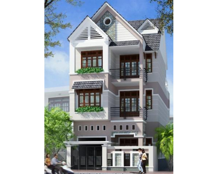 Thiết kế biệt thự phố 3 tầng 8x16m