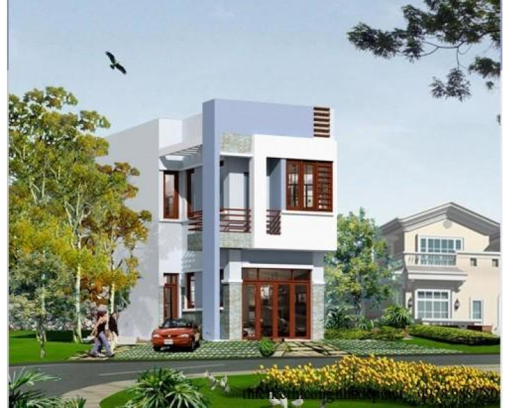 mẫu nhà phố 2 tầng 80m2