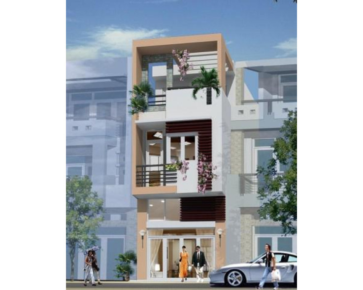 Mẫu thiết kế nhà phố 3 tầng đẹp 5x15m