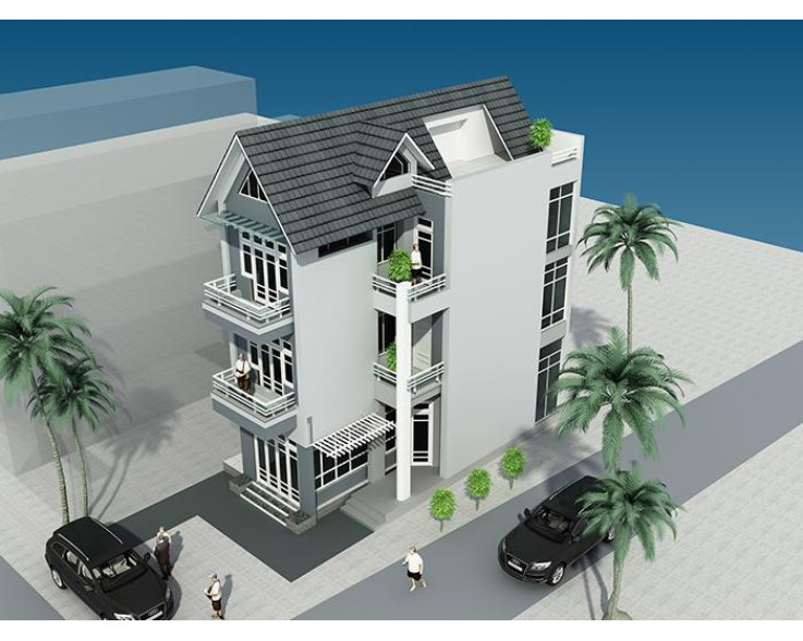 Mẫu nhà phố 3 tầng tại Hà Nội