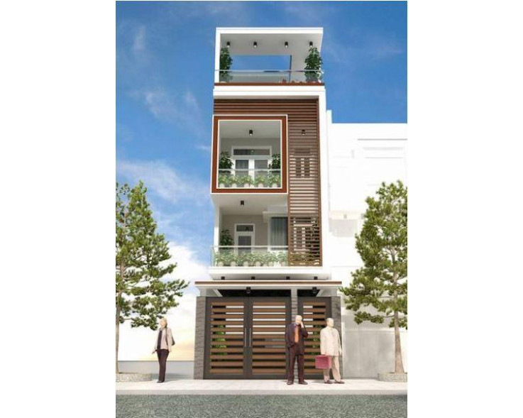 Mẫu nhà phố 3 tầng đẹp 5x24m