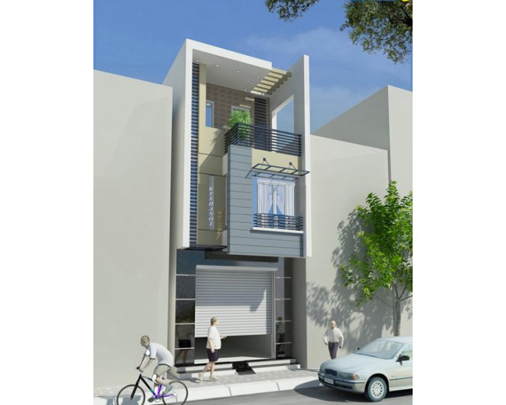 Mẫu nhà phố hiện đại 3 tầng 80m2